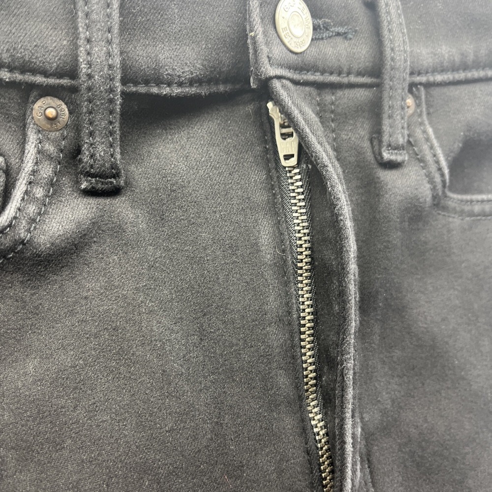 Gap Jeans Womens 00/24R Black True Skinny Active Preppy Work Wear Chore Business - Picture 8 of 15
